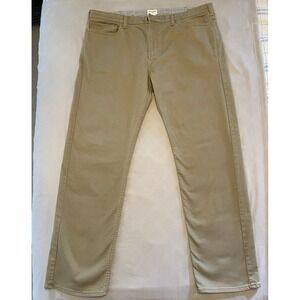 Dockers Men's Khaki Straight Fit Chino Pants W40 Stretch Twill Cotton Blend